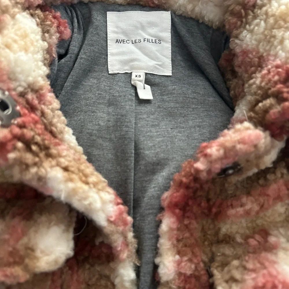 Avec Les Files Spring/Fall Shearling Jacket - Picture 2 of 3